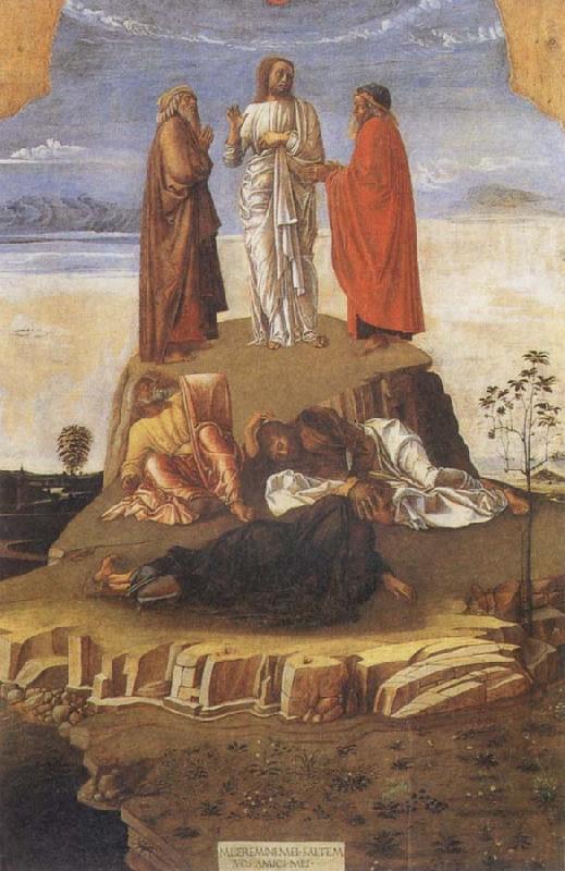 Gentile Bellini Transfiguration fo Christ oil painting image